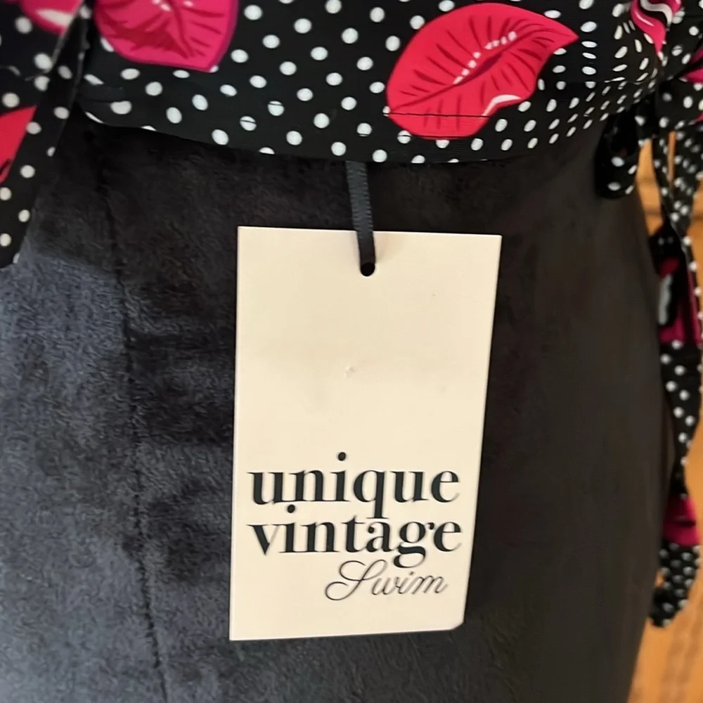 NWT unique vintage 1950s‎ retro swim top XXL